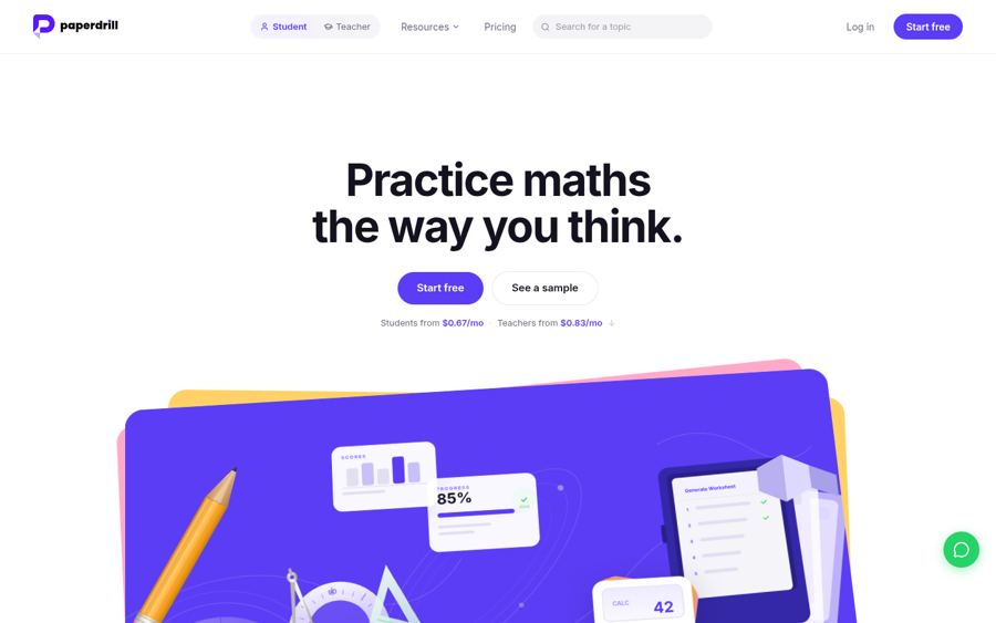 paperdrill.org homepage